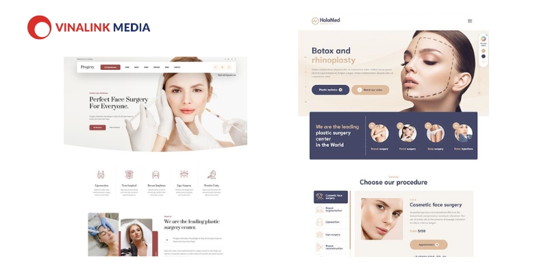 spa website đẹp 2024